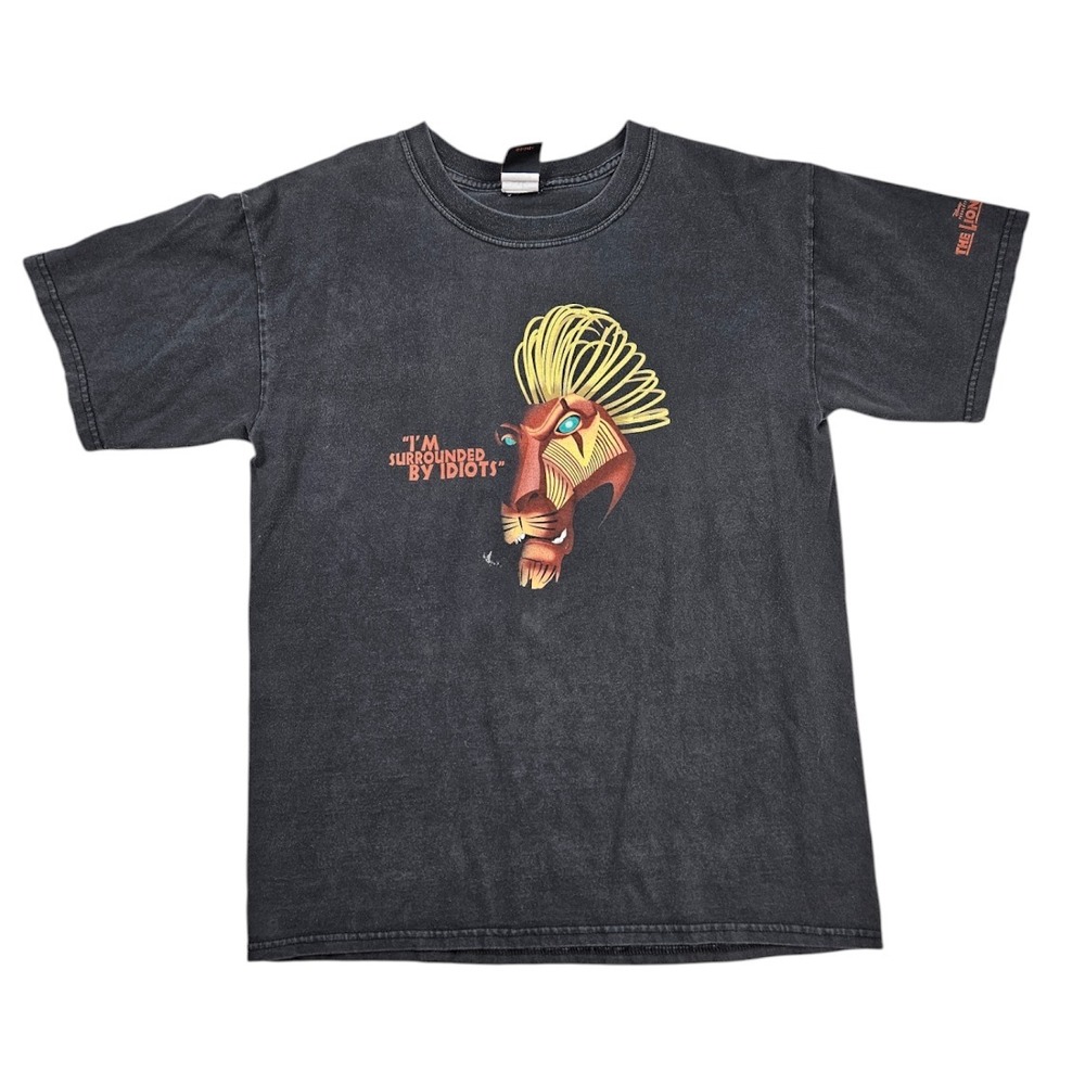 Vintage Disney The Lion King Broadway Musical "I'm‎ Surrounded By Idiots" Medium